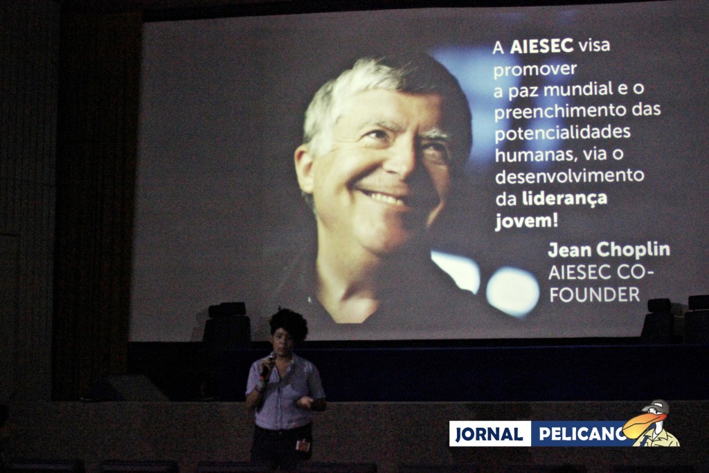 Palestra AIESEC. (Foto: Al. Isabella Moura/ Jornal Pelicano)