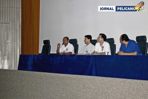 Oficias de Máquinas em Palestra Motivacional no Auditório Newton Braga. (Foto: Al. Renata / Jornal Pelicano). 